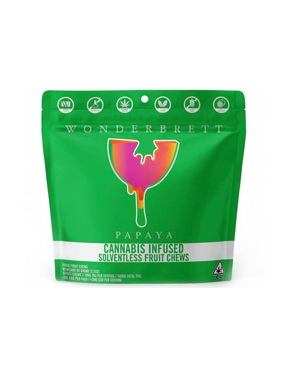 Wonderbrett Papaya Fruit Chews